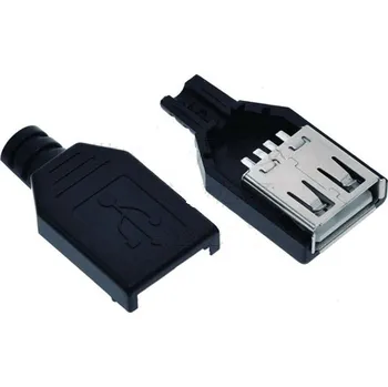 konektor USB A female na kabel