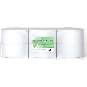 Toaletní papír Toaletní papír Jumbo 190, 2 vrstvý, 100 m, 12 rolí