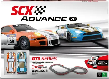 Set autodráh SCX Advance GT3 Series