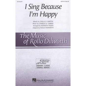 I Sing Because I'm Happy / SATB* + klavír