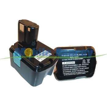 Záložní baterie Baterie HITACHI CJ 14DL / DH 14DL / DS 14DFL / DV 14DL / UB 18DL / WH 14DAF2 / WR 14DM - 14.4v 3.0Ah - NiMH 2557