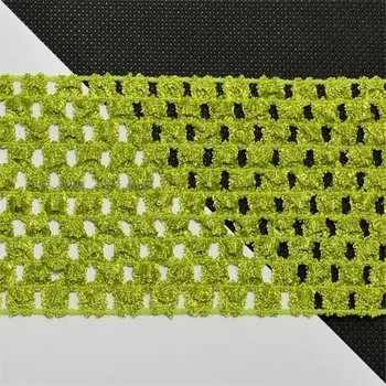 Síťovaná pruženka šíře 7 cm pro výrobu tutu sukýnek DAM, barva khaki sv.