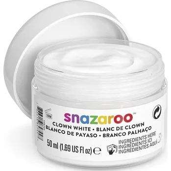 Speciální výtvarná barva Snazaroo Barva na obličej 50 ml klaunská bílá