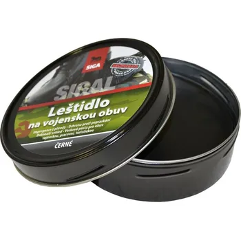 Přípravek pro údržbu obuvi Siga Leštidlo na vojenskou obuv černé 100 g