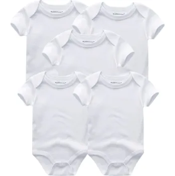 Kojenecký body 5ks Kojenecké body - Jednobarevné bez potisku Věk: 3M, Barva: Bílá