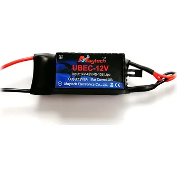 RC náhradní díl Externí spínaný stabilizátor 12V/ 6A, max 10A (UBEC) Maytech