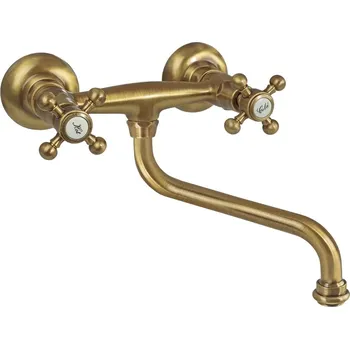 Vodovodní baterie Umyvadlová baterie Paffoni Belinda s otočným raménkem 150 mm bronz FBLV161BR