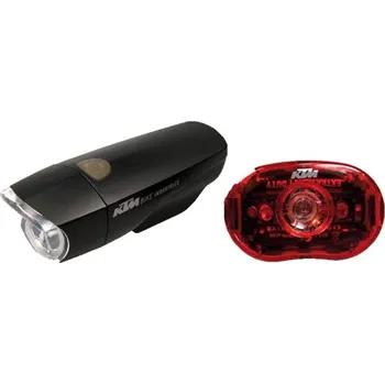 Cyklosvítilna Set přední a zadní světlo KTM