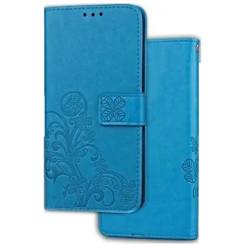 Pouzdro na mobilní telefon Recenze Biencaso Flowers pro Samsung Galaxy J6 Plus 2018 J610F modré