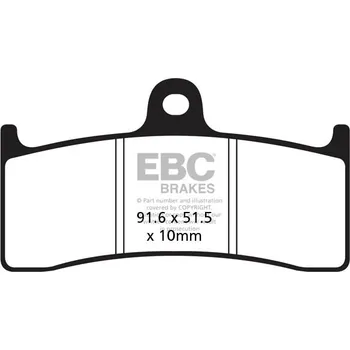 Brzdová destička Brzdové destičky EBC EPFA249HH