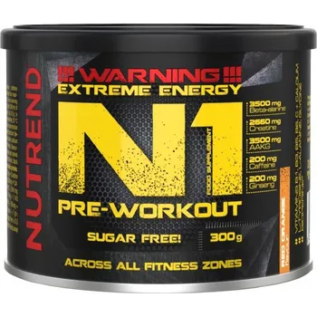 Anabolizér N1 Pre-Workout - 300 g, černý rybíz