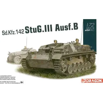 Plastikový model Model Kit military 7636 - StuG.III Ausf.B w/Neo Track (1:72)