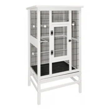 Voliéra pro ptáky Kerbl dřevěná, masiv, 82 x 67 x 151 cm