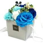 AWGifts Mýdlové svatební květy modré