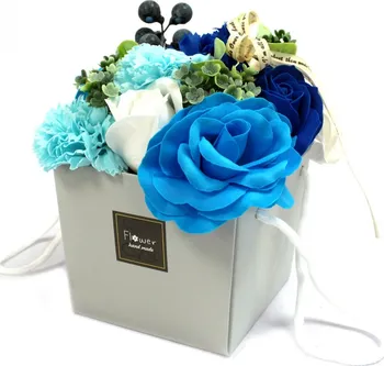 Mýdlo AWGifts Mýdlové svatební květy modré