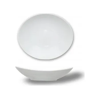 Thun 1794 Mísa kompotová oválná, český porcelán, Loos, bílý, 18 cm, Thun