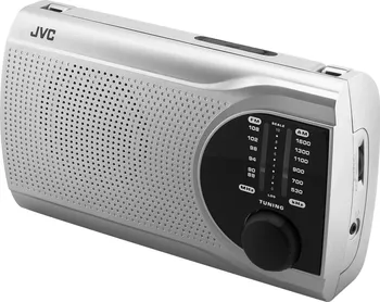 Radiopřijímač JVC RA-E321S stříbrný