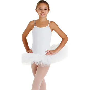 Body Intermezzo,Dámský trikot s přišitou balerínkou 3152, bílá M