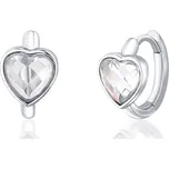 JVD Náušnice kruhy se srdcem SVLE1261XH2BI00