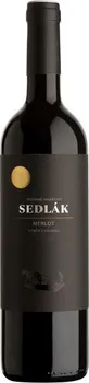 Víno Vinařství Sedlák Merlot 2019 výběr z hroznů 0,75 l