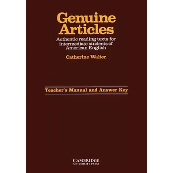 Anglický jazyk Genuine Articles Teacher´s Manual and Answer Key - Walter
