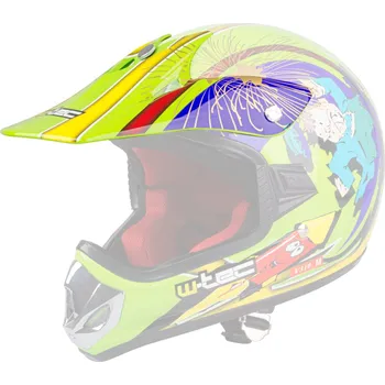 Auto-moto W-TEC Náhradní kšilt na dětskou přilbu V310 Ghost Dot
