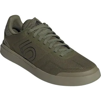 Pánské cyklistické tretry Boty - FIVE TEN Sleuth Dlx Canvas 2022 - Focus Olive/Core Black/Pulse Lime 45