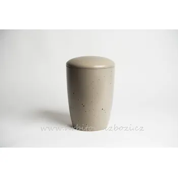 Smuteční dekorace Betonová urna béžová