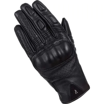 Moto rukavice Rebelhorn THUG II LADY perforované černé dámské kožené rukavice na motorku M