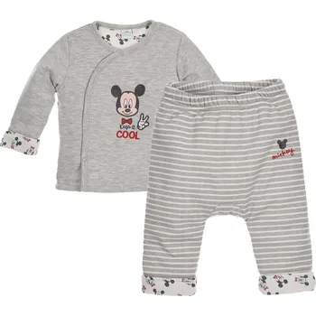 Mickey Mouse Disney Baby šedý chlapecký set Velikost: 74