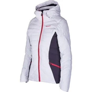 Recenze Blizzard Viva Ski Jacket Pinzolo White/Dark Grey/Pink XS
