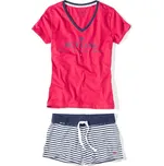 MUSTANG Dámský modro-červený pyžamový komplet s pruhovanými šortkami M 6196_6000_747