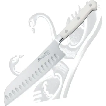 Kuchyňský nůž Fox Knives Due Cigni nůž Santoku Florence 18 cm White
