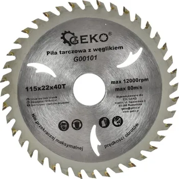 Pilový kotouč Pilový kotouč na dřevo s SK plátky  - 180 x 22,23 / 24 Z GEKO nářadí G00129