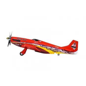 RC model letadla Fms P-51 Dago Red ARF červený