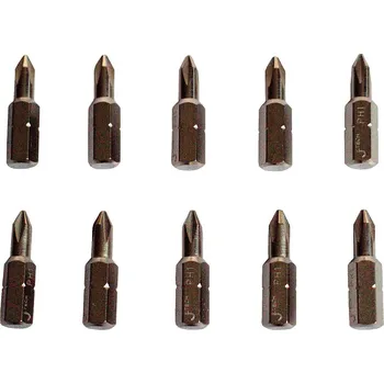 Bit EXTOL PREMIUM hroty křížové PH, sada 10ks, PH 1x25mm, CrMoV