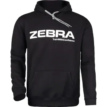 Boxerské rukavice ZEBRA HOODIE PERFORMANCE MIKINA S KAPUCÍ ČERNÁ, XS-4XL Velikost: XS