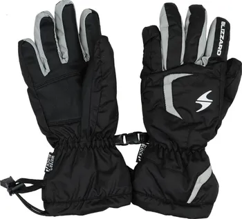 Rukavice Blizzard Reflex Junior Ski Gloves černé/stříbrné 6