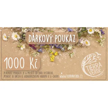 Dárkový potravinový koš Dárkový poukaz v hodnotě 1 000 Kč
