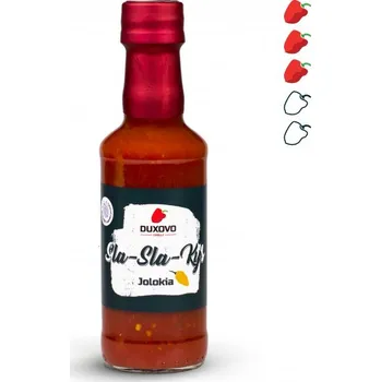 Omáčka Duxovo chilli Rajčatová sladko slano kyselá chilli omáčka s Jolokií 200ml