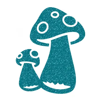 Samolepící dekorace SAMOLEPKA Houby 001 levá (92 - Ultra Metalic tyrkysová) NA AUTO, NÁLEPKA, FÓLIE, POLEP, TUNING, VLASTNÍ TEXT, TISK, AUTOSAMOLEPKY.cz, POLEPY, OBRÁZEK, LOGO, SAMOLEPKY