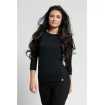 CityZen dámské bavlněné triko, 3/4 rukáv, černé XL