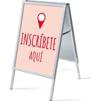 Set reklamního áčka A1, Přihlášení, červený, španělsky