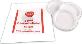 Víčko na zavařovací sklenici Westmark Weck těsnící plastové víčko 80 mm 5 ks