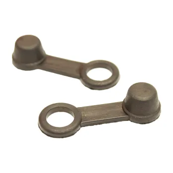 Brzdová destička Krytky odvzdušňovacích šroubů MOTION STUFF černý sada 2kusy