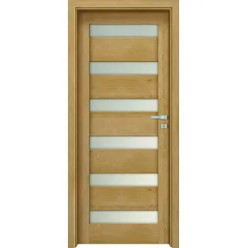 Interiérové dveře Interiérové dveře EGO LINE MATERA 3 - Dub Evropský B639, levé "70", zámek pro BB