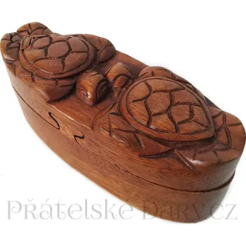Šperkovnice Želva Magická krabička / Šperkovnice Dřevo