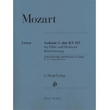 Andante for Flute and Orchestra C major KV 315 - noty pro pnou fltnu a klavr 1055542