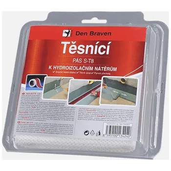 Stavební chemie Den Braven Těsnicí pás Profi, 120 mm x 5 m, šedá