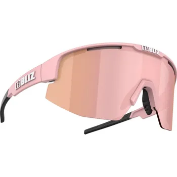 cyklistické brýle Bliz Matrix, Matt Powder Pink/Brown/Rose Multi/White Logo